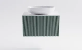 Тумба с раковиной Astra-Form М-40 4631177713491 70 см зелёный матовый